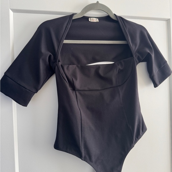 Free People Everly Bodysuit Black - Picture 4 of 16